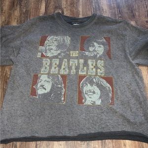 The Beatles graphic crop top.